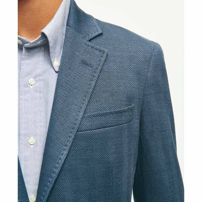 Brooks Brothers Linen Herringbone Sport Coat image number 3